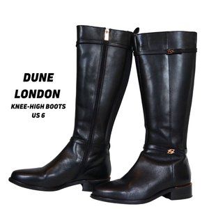 Dune London Knee High Boots, US 6